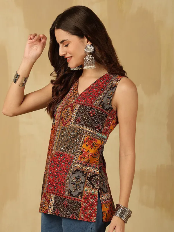 Sherri_Hill-Top-multicolour
