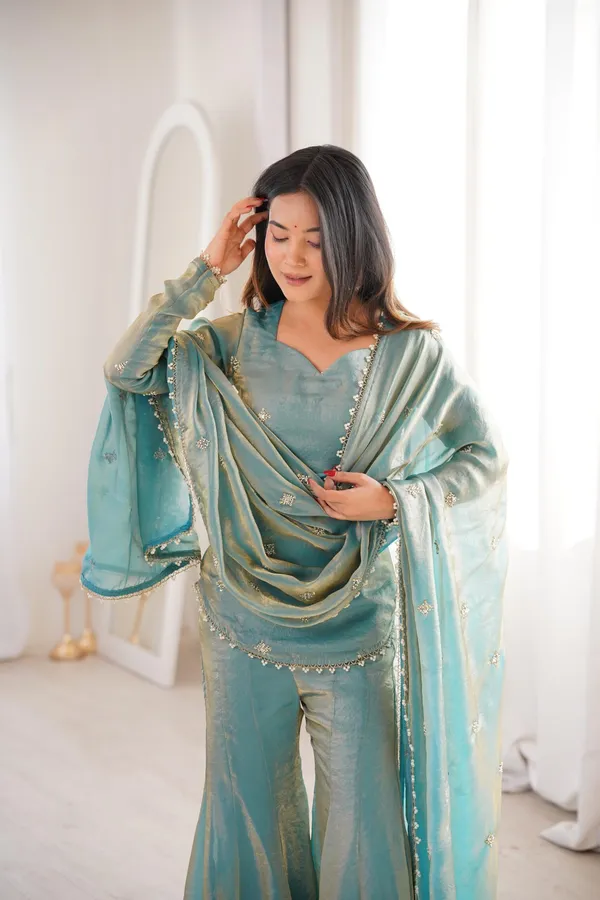 Sherri_Hill-Kurta_Set-GREEN