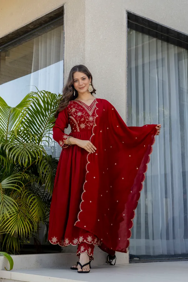 Sherri_Hill-Kurta_Set-RED