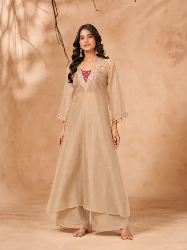 Sherri_Hill-Kurta_Set-beige