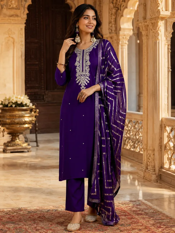 Sherri_Hill-Kurta_Set-purple