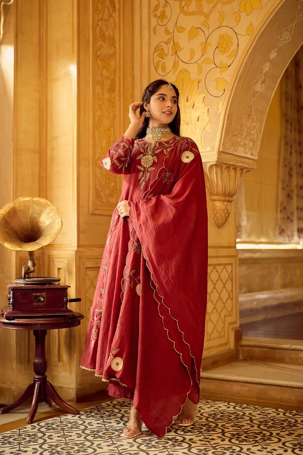 Sherri_Hill-Kurta_Set-RED