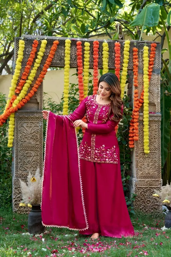 Sherri_Hill-Kurta_Set-MAGENTA