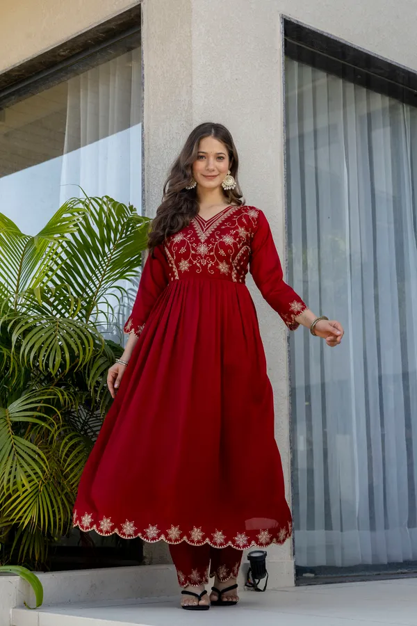Sherri_Hill-Kurta_Set-RED