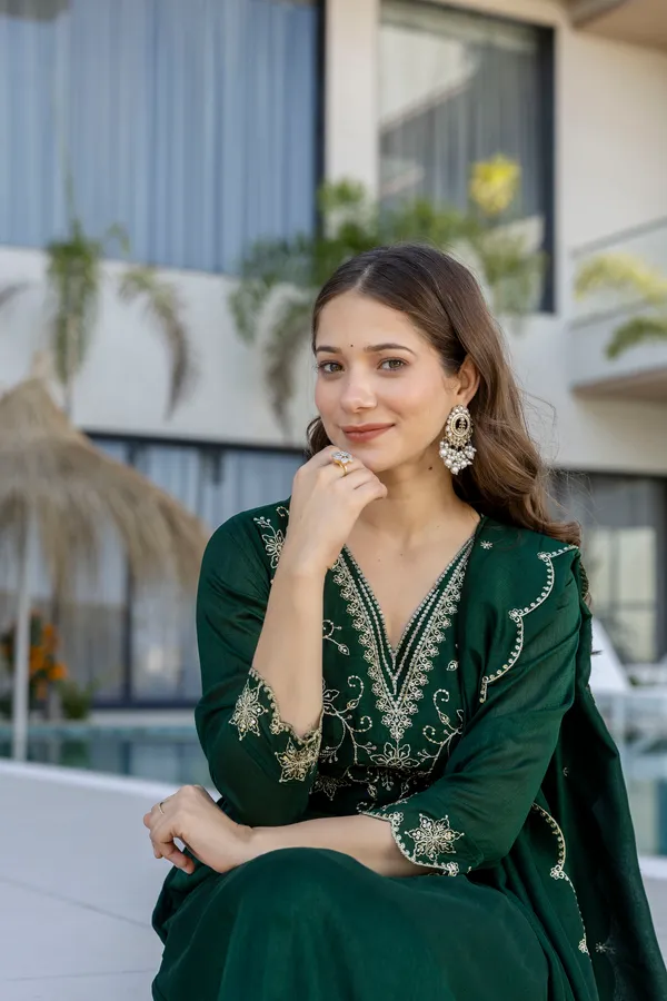 Sherri_Hill-Kurta_Set-GREEN