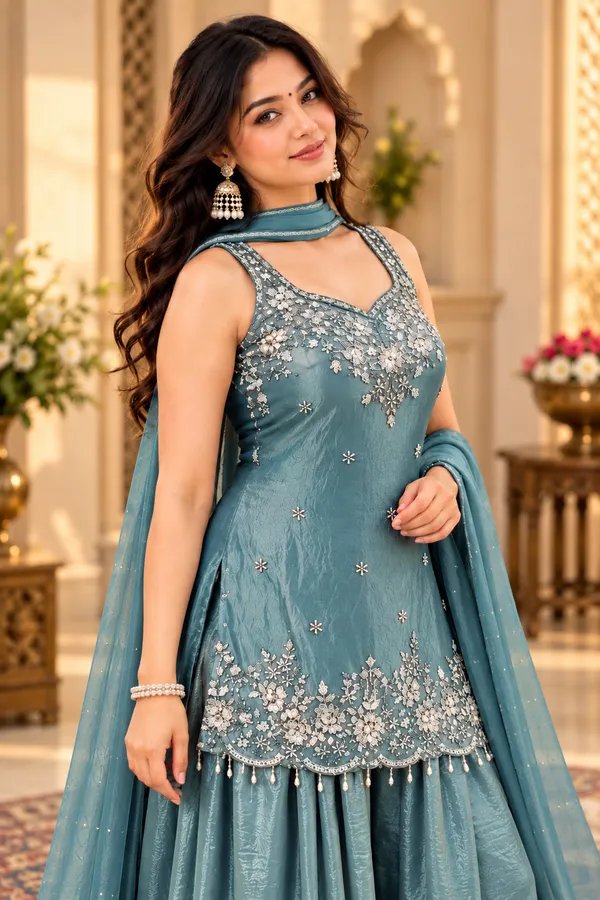 Sherri_Hill-Kurta_Set-GREY