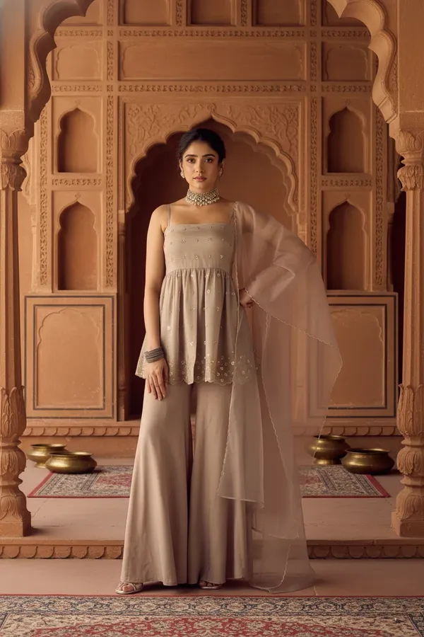 Sherri_Hill-Kurta_Set-beige