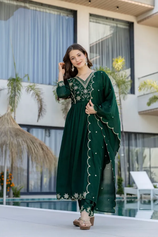 Sherri_Hill-Kurta_Set-GREEN