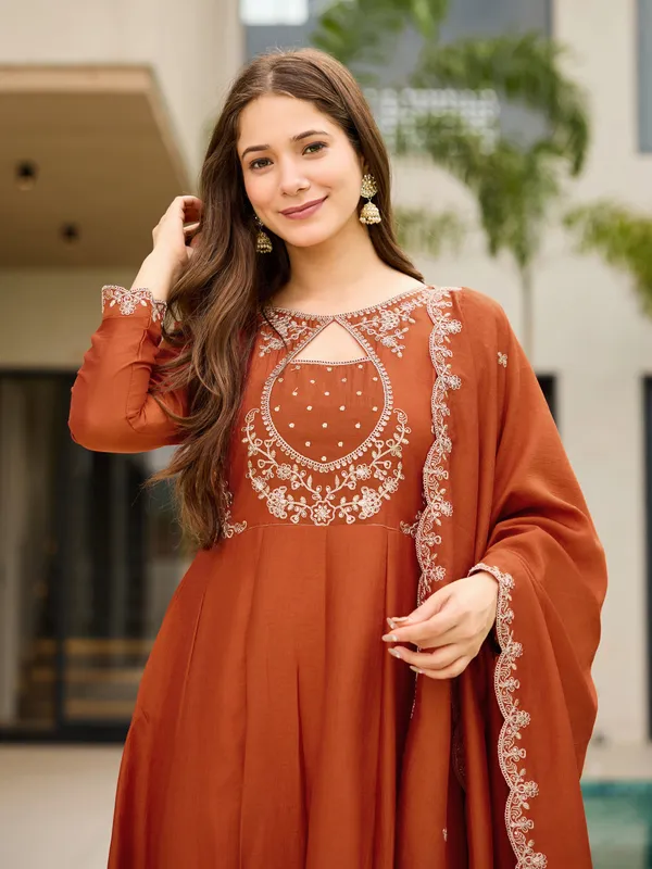 Sherri_Hill-Kurta_Set-ORANGE