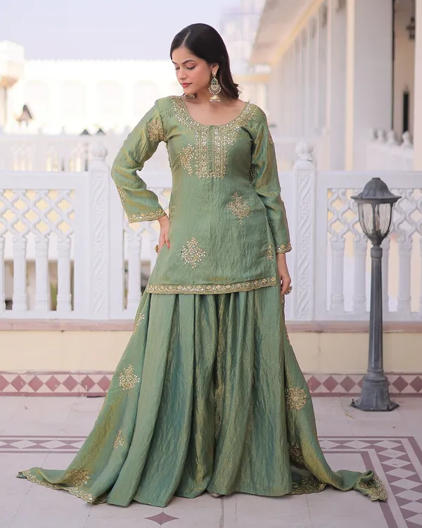 Sherri_Hill-Kurta_Set-GREEN