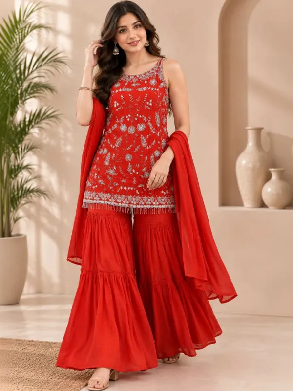 Sherri_Hill-Kurta_Set-orange