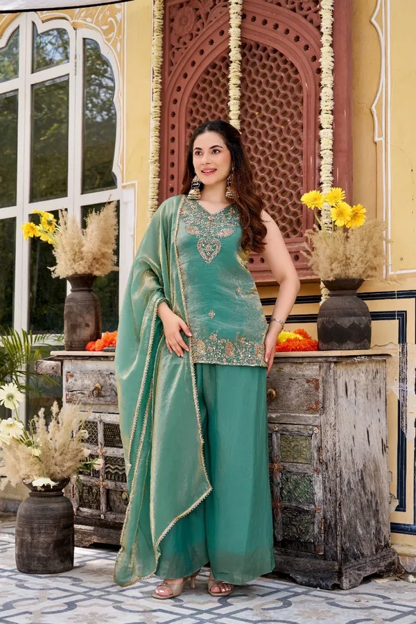 Sherri_Hill-Kurta_Set-GREEN
