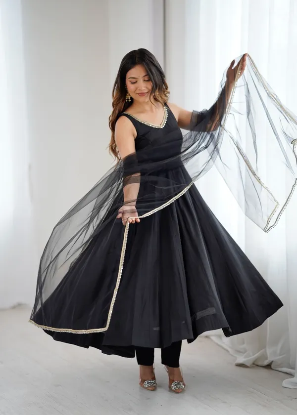 Sherri_Hill-Kurta_Set-BLACK