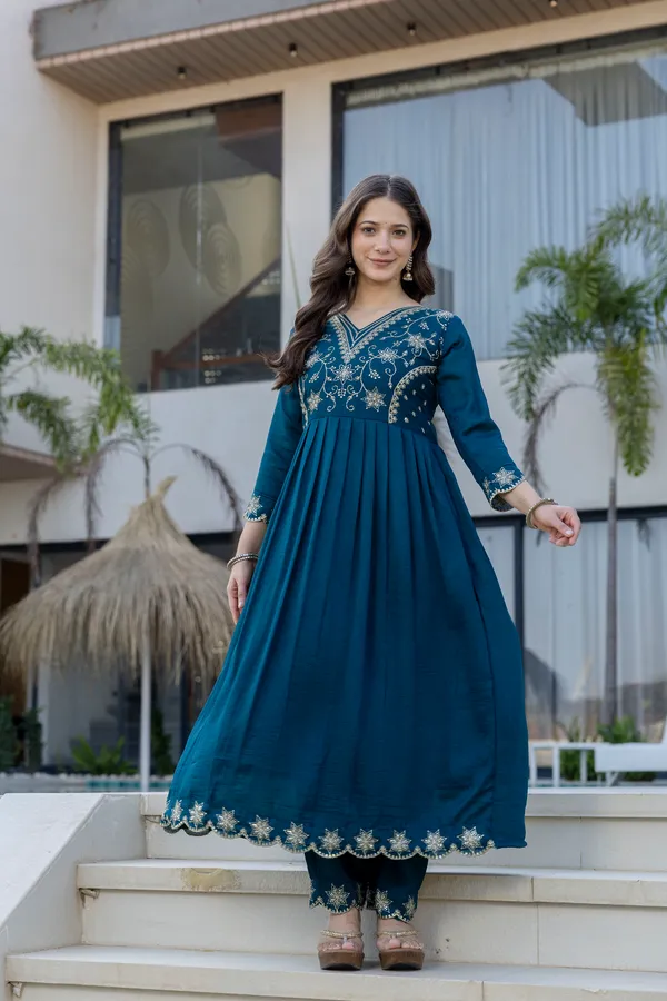 Sherri_Hill-Kurta_Set-BLUE