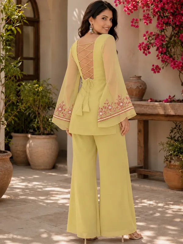 Sherri_Hill-Top_and_Pant_Set-YELLOW