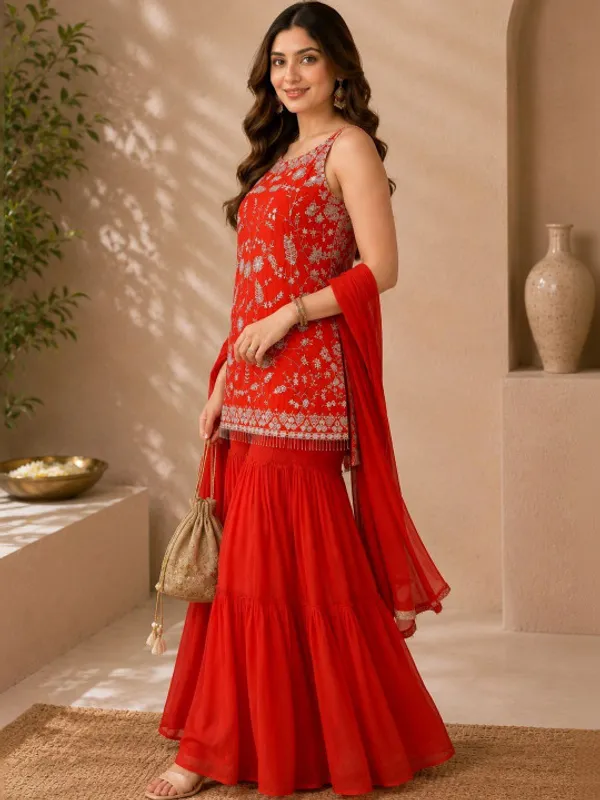 Sherri_Hill-Kurta_Set-orange