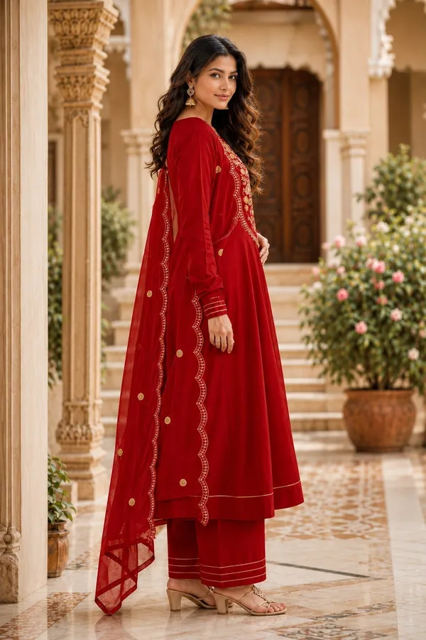 Sherri_Hill-Kurta_Set-RED