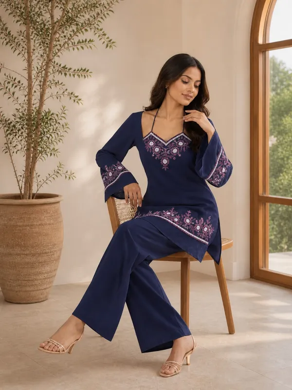 Sherri_Hill-Top_and_Pant_Set-BLUE