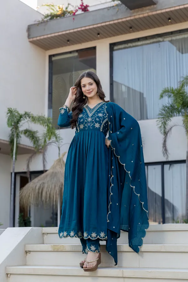Sherri_Hill-Kurta_Set-BLUE
