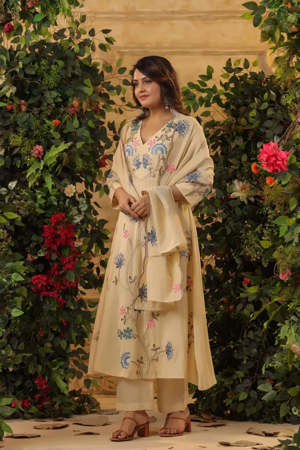 Sherri_Hill-Kurta_Set-CREAM