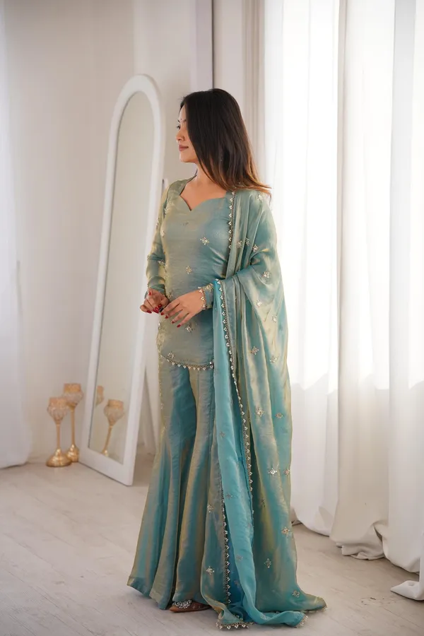 Sherri_Hill-Kurta_Set-GREEN