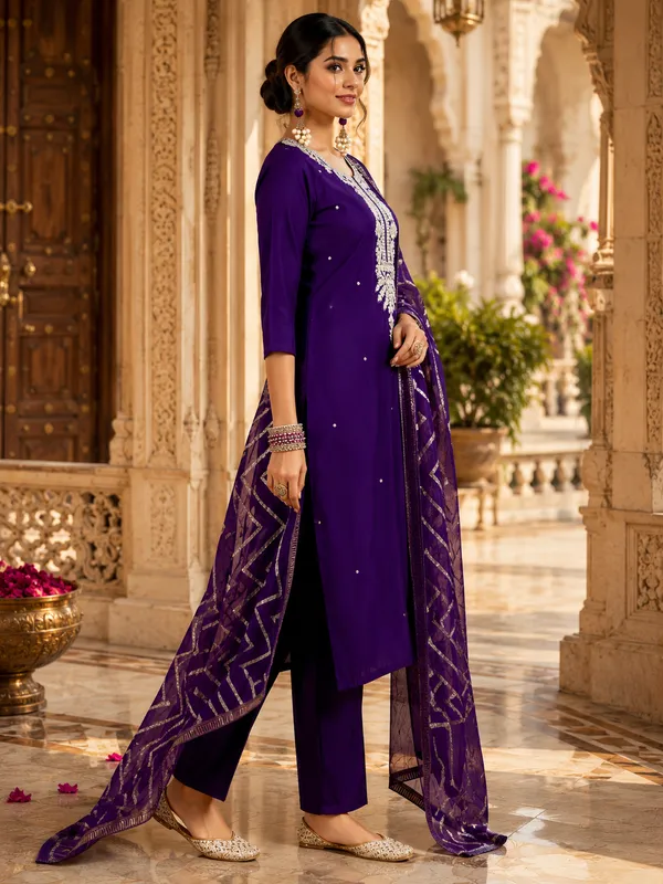 Sherri_Hill-Kurta_Set-purple