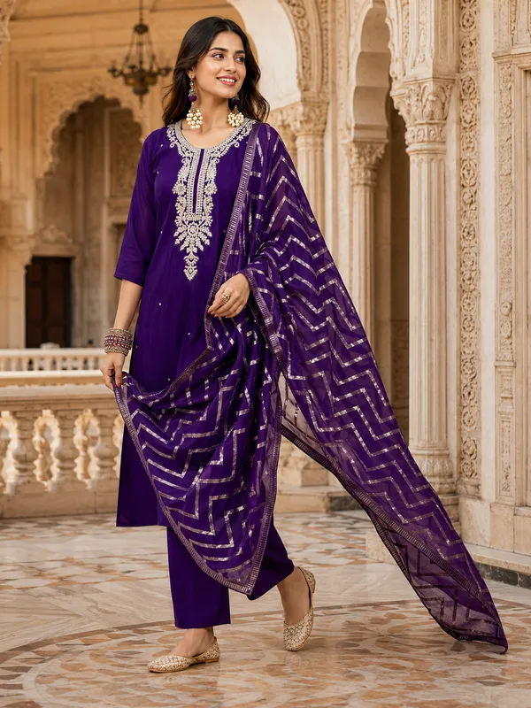 Sherri_Hill-Kurta_Set-purple