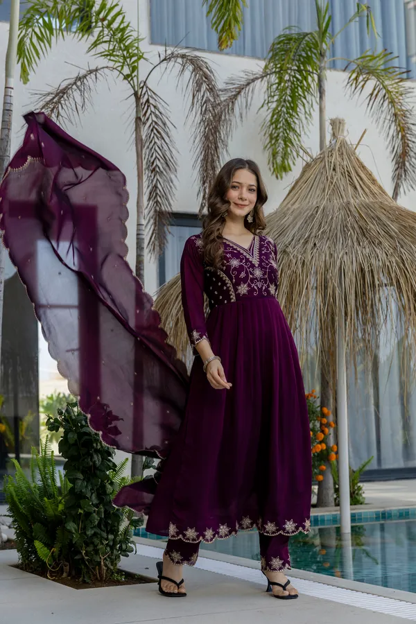 Sherri_Hill-Kurta_Set-PURPLE