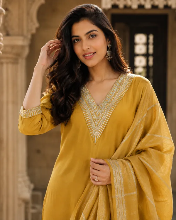 Sherri_Hill-Kurta_Set-YELLOW