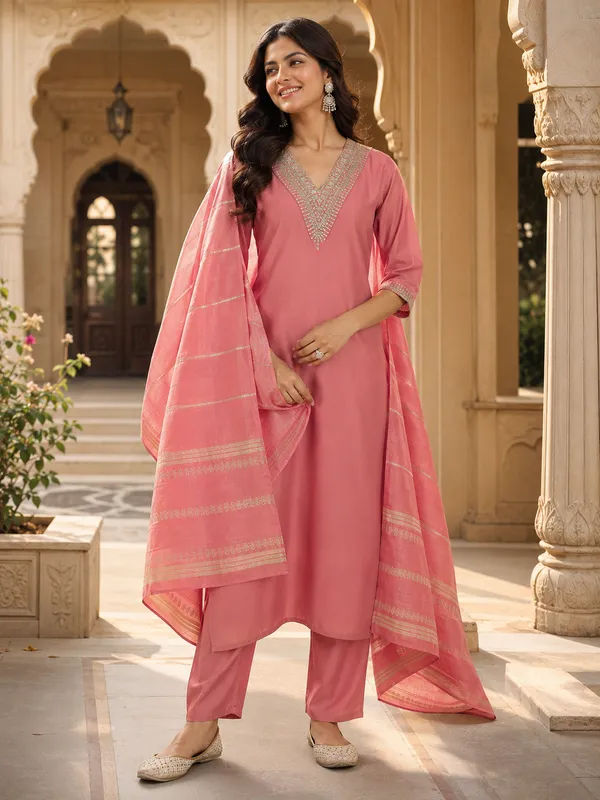 Sherri_Hill-Kurta_Set-PINK