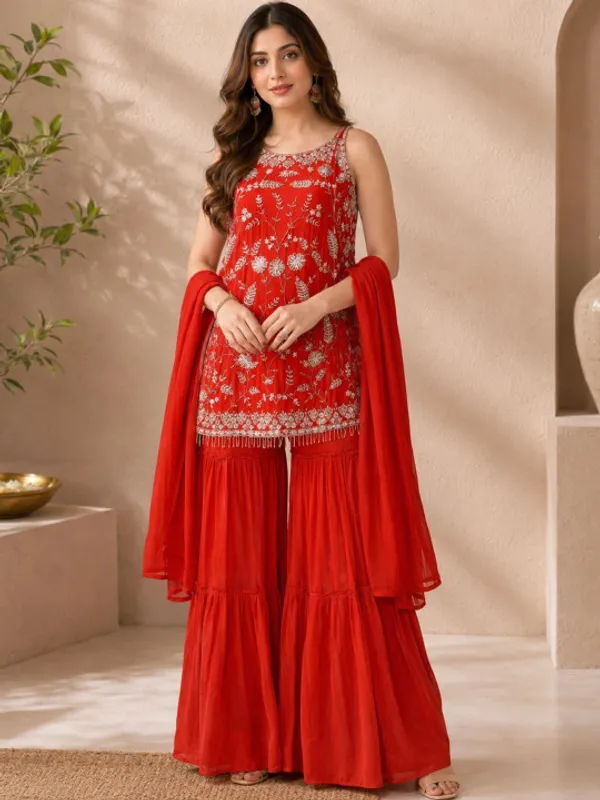 Sherri_Hill-Kurta_Set-orange