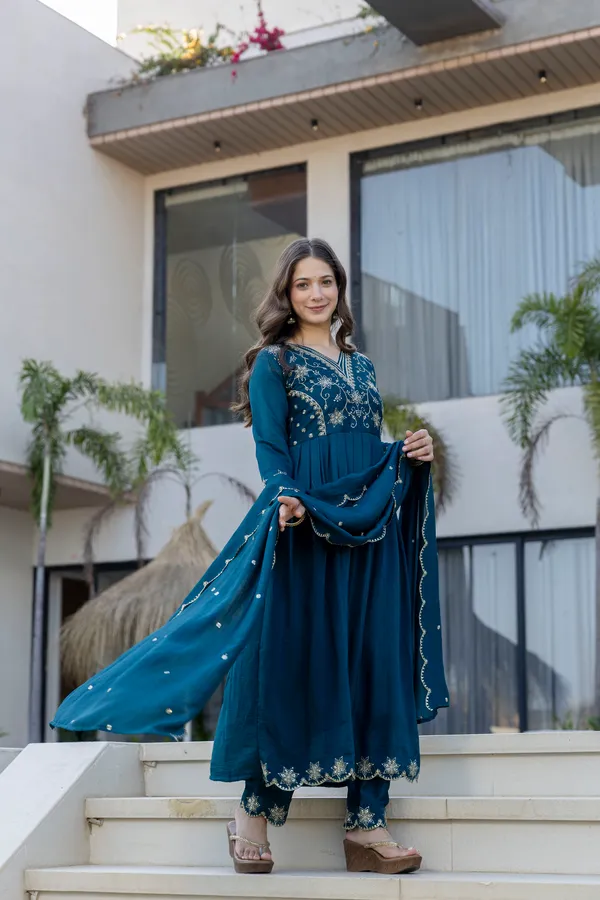 Sherri_Hill-Kurta_Set-BLUE