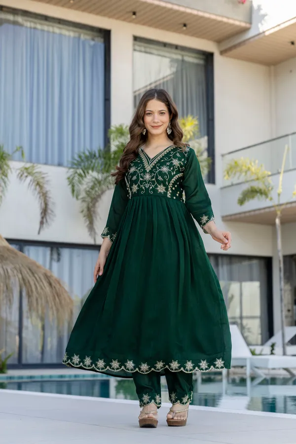 Sherri_Hill-Kurta_Set-GREEN