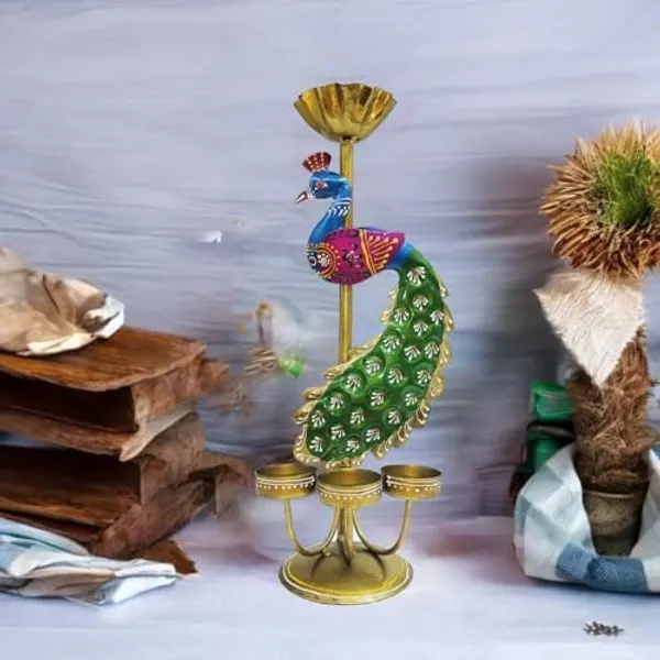 Metal_Peacock_Candle_Holder