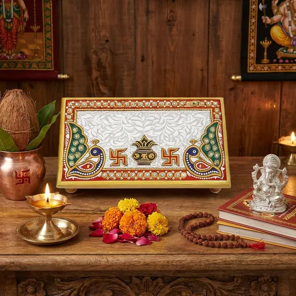 Marble_Miniature_Bed_For_Deity