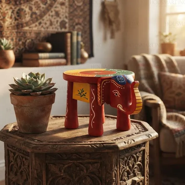 Wooden_Elephant_Stool