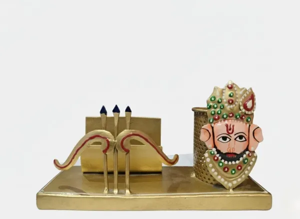 Metal_Pen_Holder_With_Mobile_And_Card_Holder