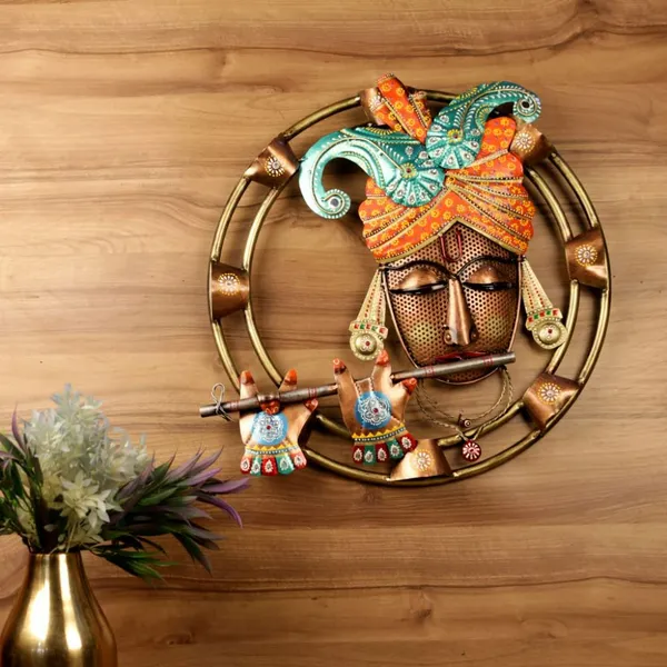 Metal_Wall_Art_Lord_Krishna_With_Flute