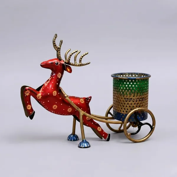 Deer_Pen_Stand_Metal_Desk_Organizer