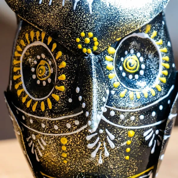 Owl_Pen_Holder_Metal_Figurine