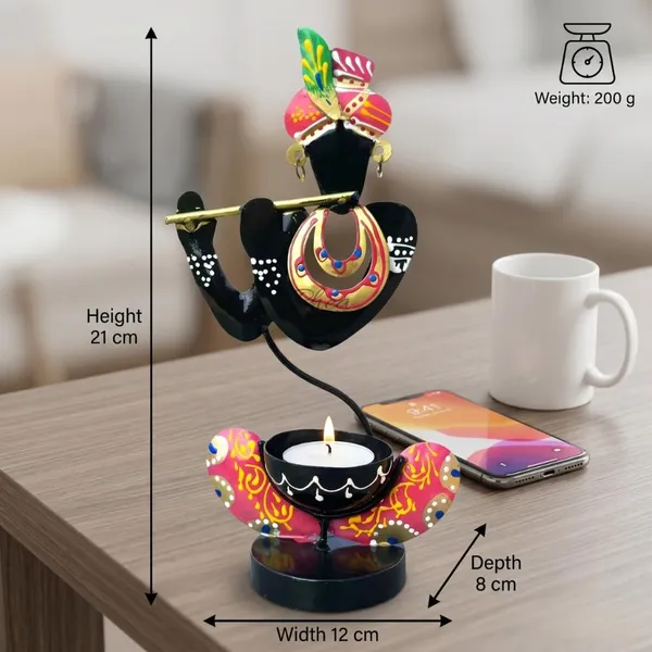 Krishna_Tea_Light_Candle_Holder_Stand