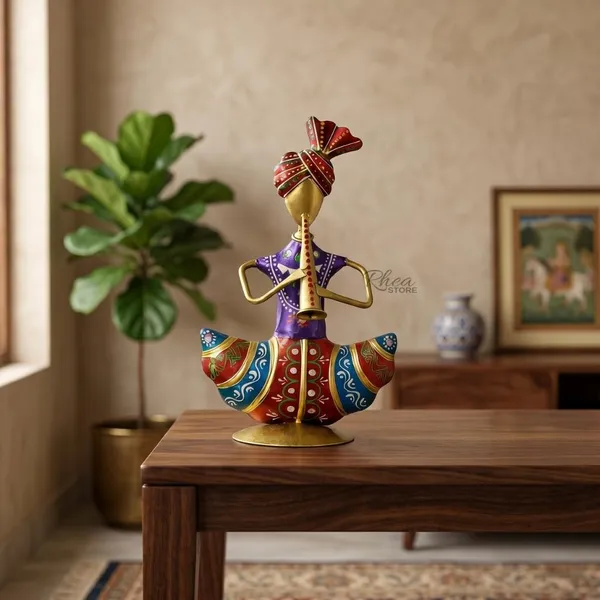 Rajasthani_Musician_Showpiece_With_Instrument