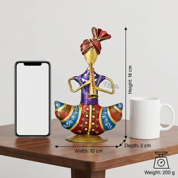 Rajasthani_Musician_Showpiece_With_Instrument