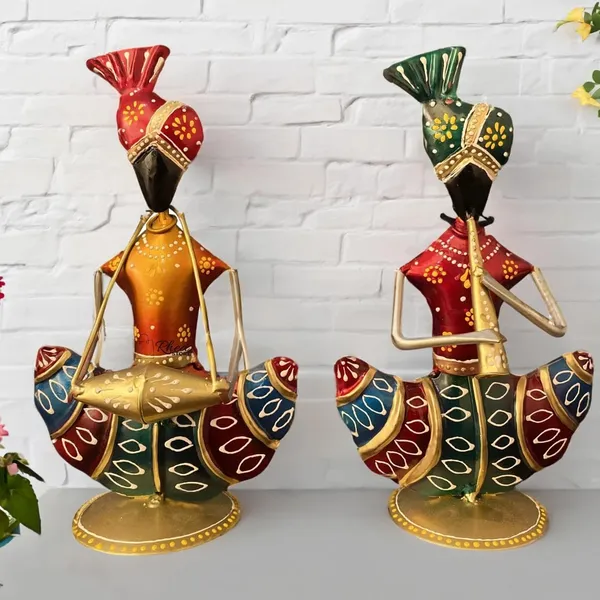 Rajasthani_Musician_Figurines_Iron_Showpiece_Set