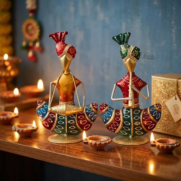 Rajasthani_Musician_Figurines_Iron_Showpiece_Set