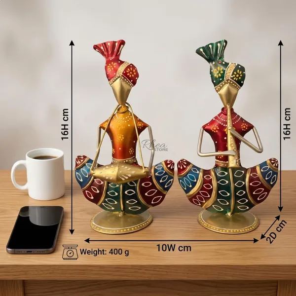 Rajasthani_Musician_Figurines_Iron_Showpiece_Set
