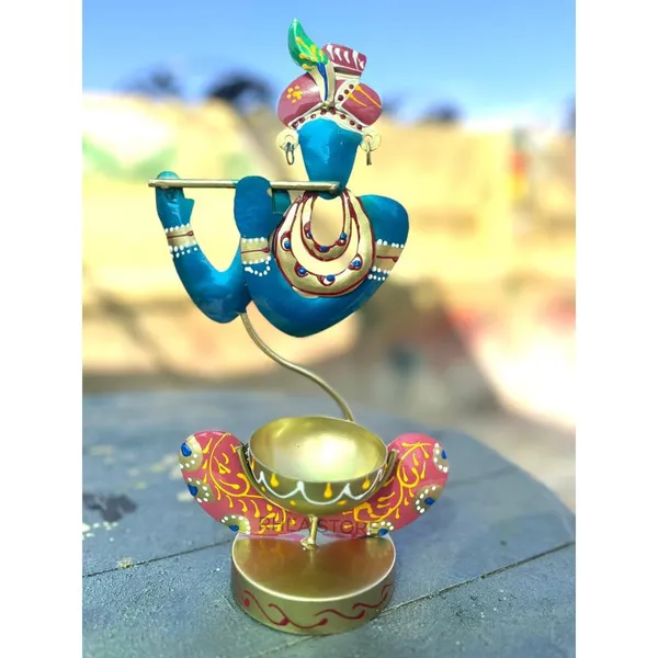 Krishna_Tea_Light_Candle_Holder_Stand
