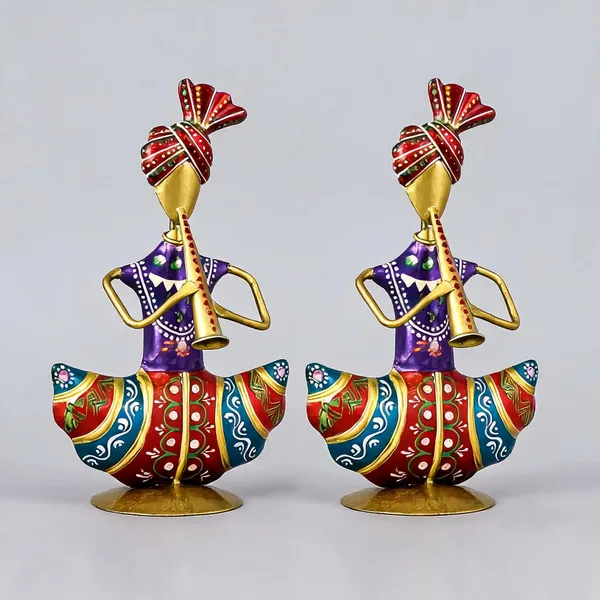 Metal_Traditional_Rajasthani_Pipadi_Musician_Table_Showpiece_-_Pack_of_2