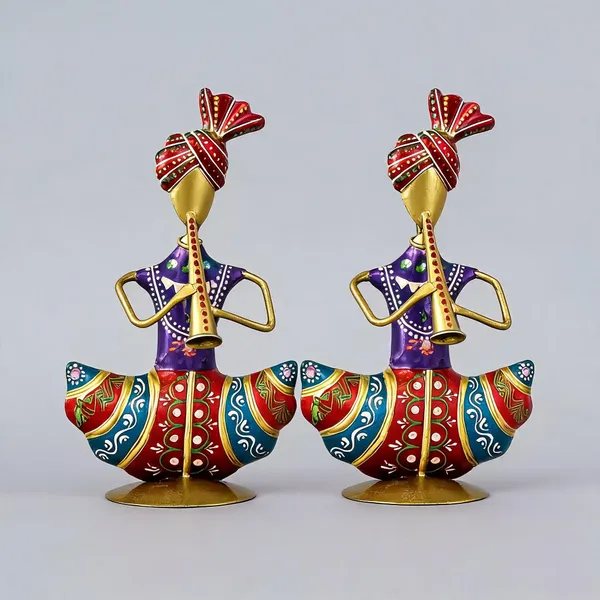 Metal_Traditional_Rajasthani_Pipadi_Musician_Table_Showpiece_-_Pack_of_2