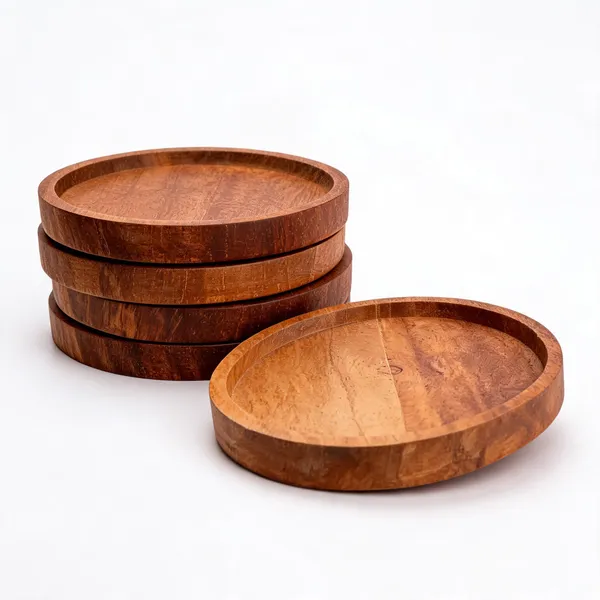 Babul_Wood_Handmade_Tea_Coasters_Set_Of_2